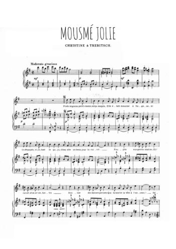 Henri Christiné / Trémitsch - Mousmé jolie